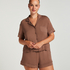 Essential Jersey Short-Sleeved Jacket, Brown