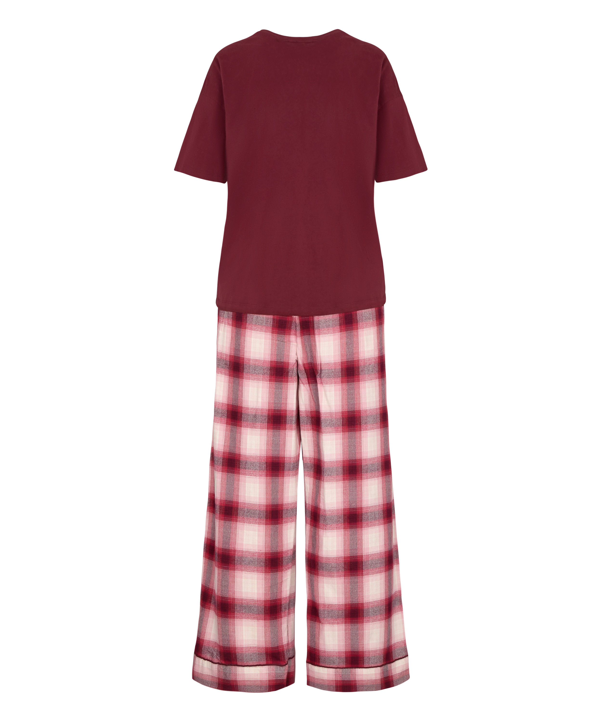 Pyjama Set Check, Purple, main