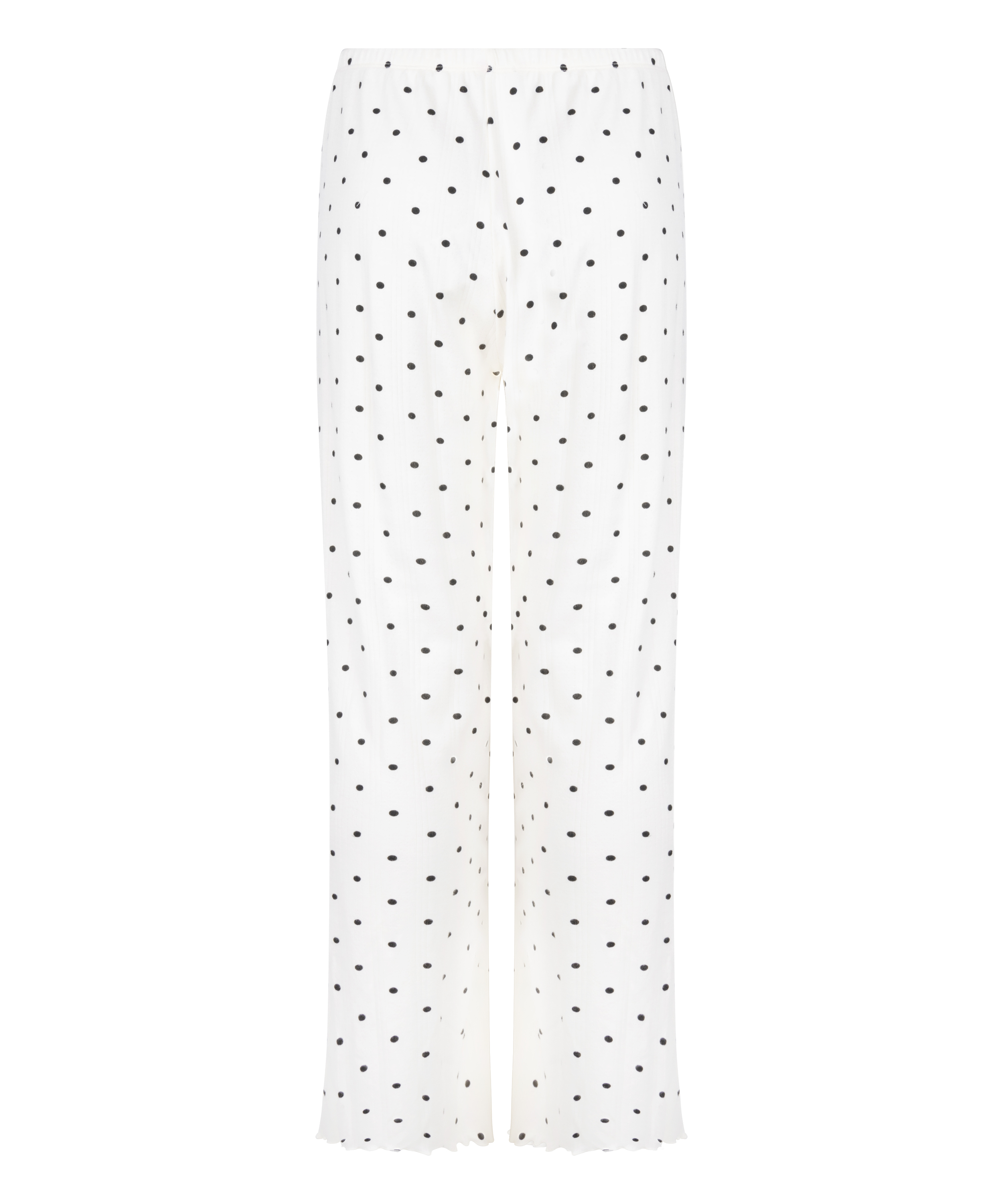 Pyjama Pant Loose Pointelle, White, main