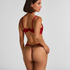 Cordelie Highleg Thong, Red