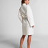 Waffle Bathrobe, White