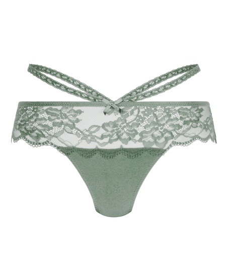 Amanda Boxer String R, Green