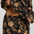 Pants Woven Print, Black