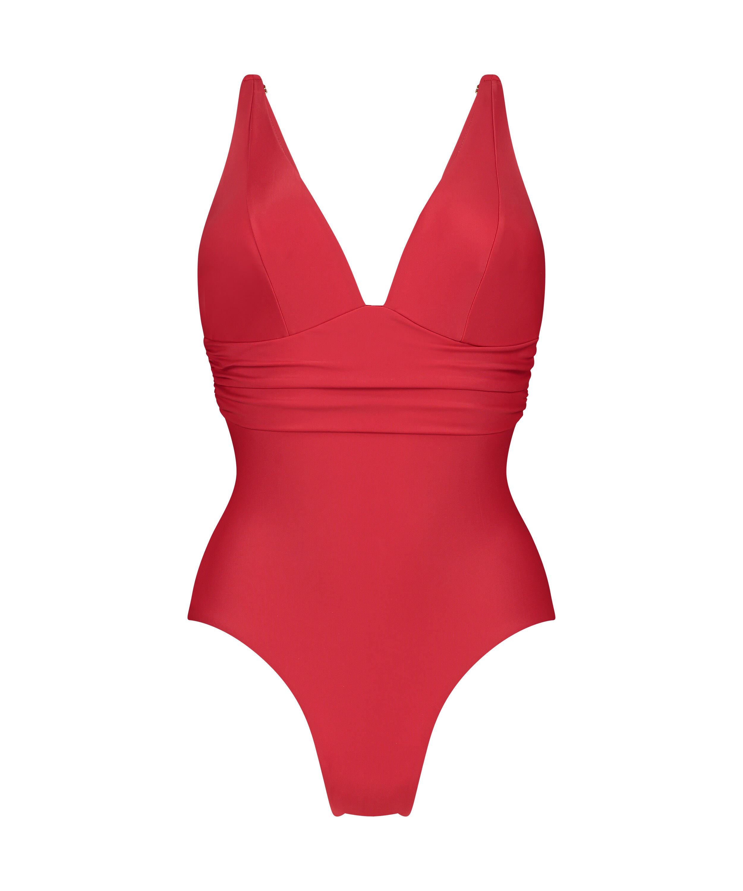 Luxe Shaping Swimsuit, Red