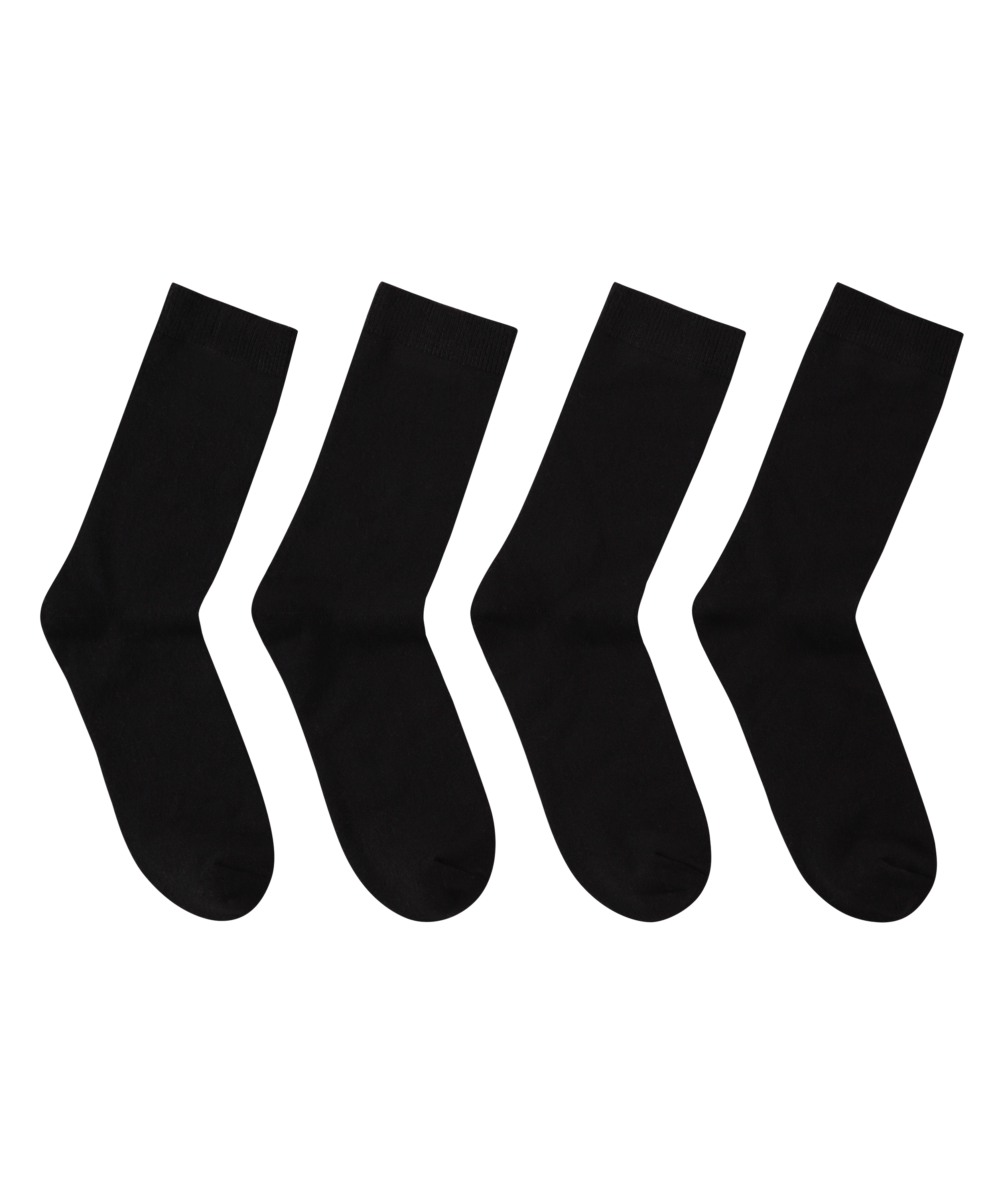 2-Pack Socks, Black, main