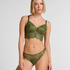 Prina Padded Underwired Longline Bra, Green