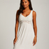 Nora Lace Slip Dress, White