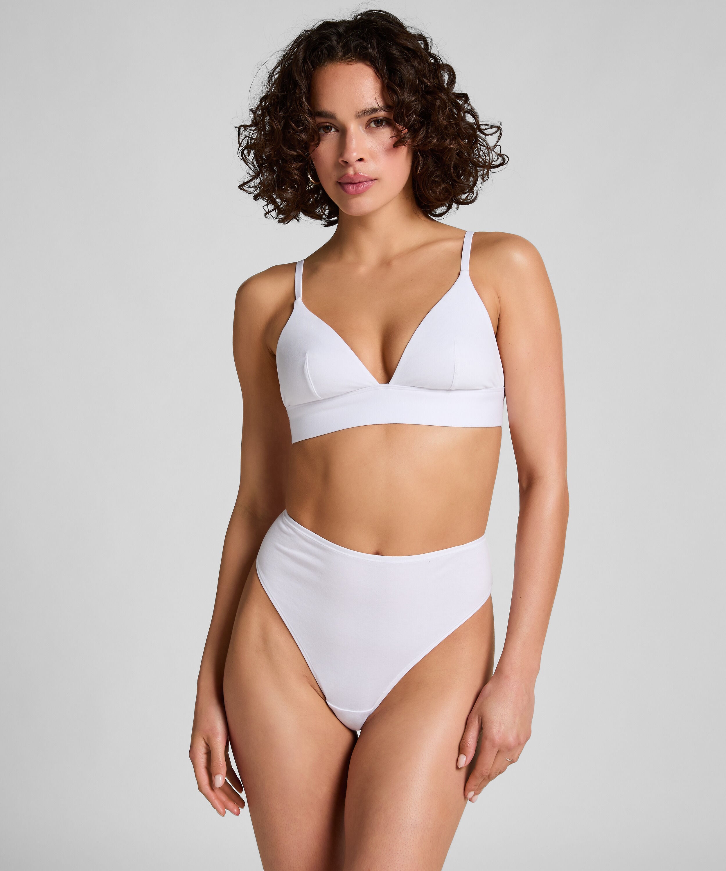 Cotton Thong, White