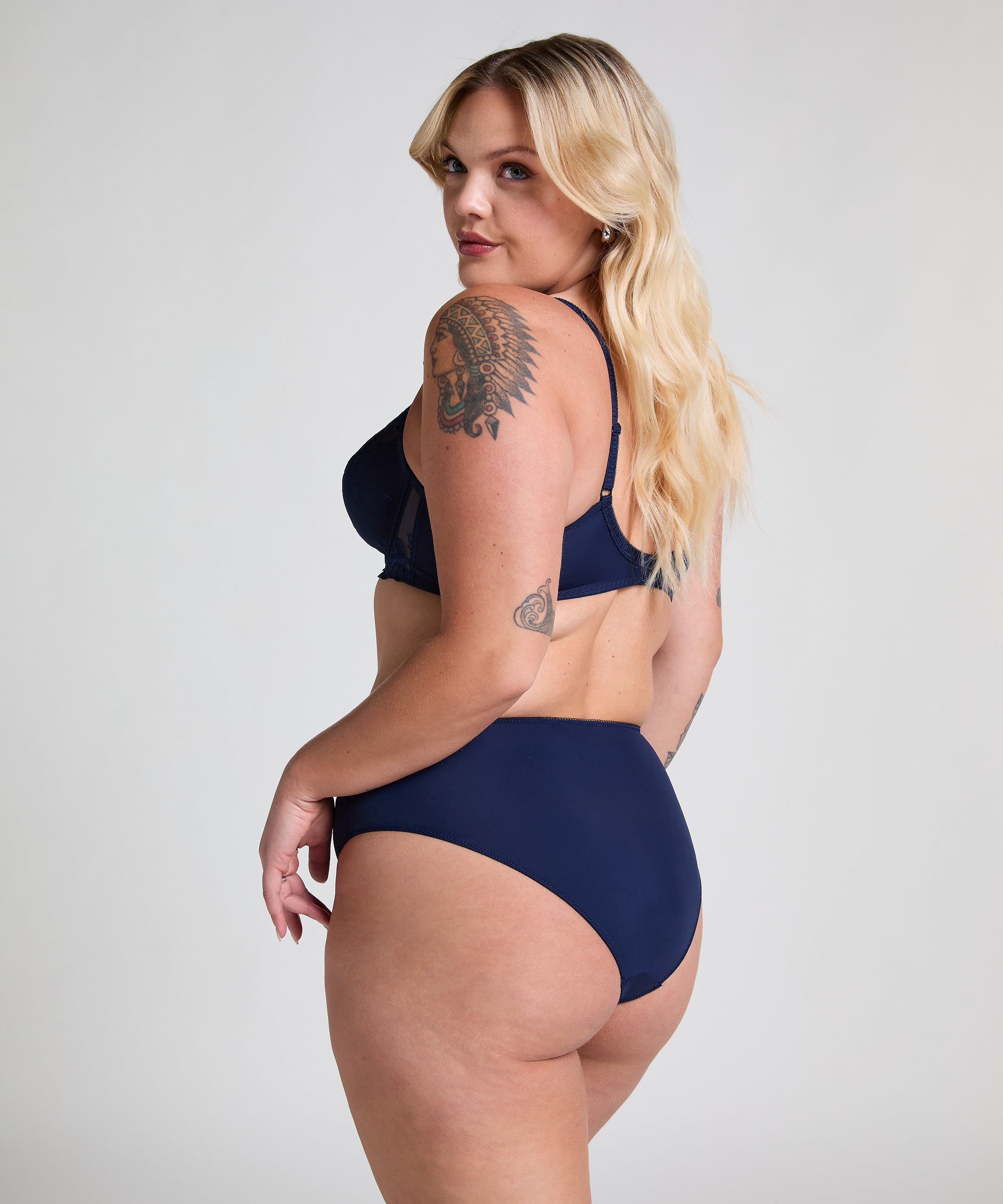 Diva Non-Padded Underwired Bra, Blue, main
