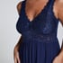 Nora Lace Slip Dress, Blue