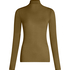 super soft Turtleneck shirt with Cashmere, Green