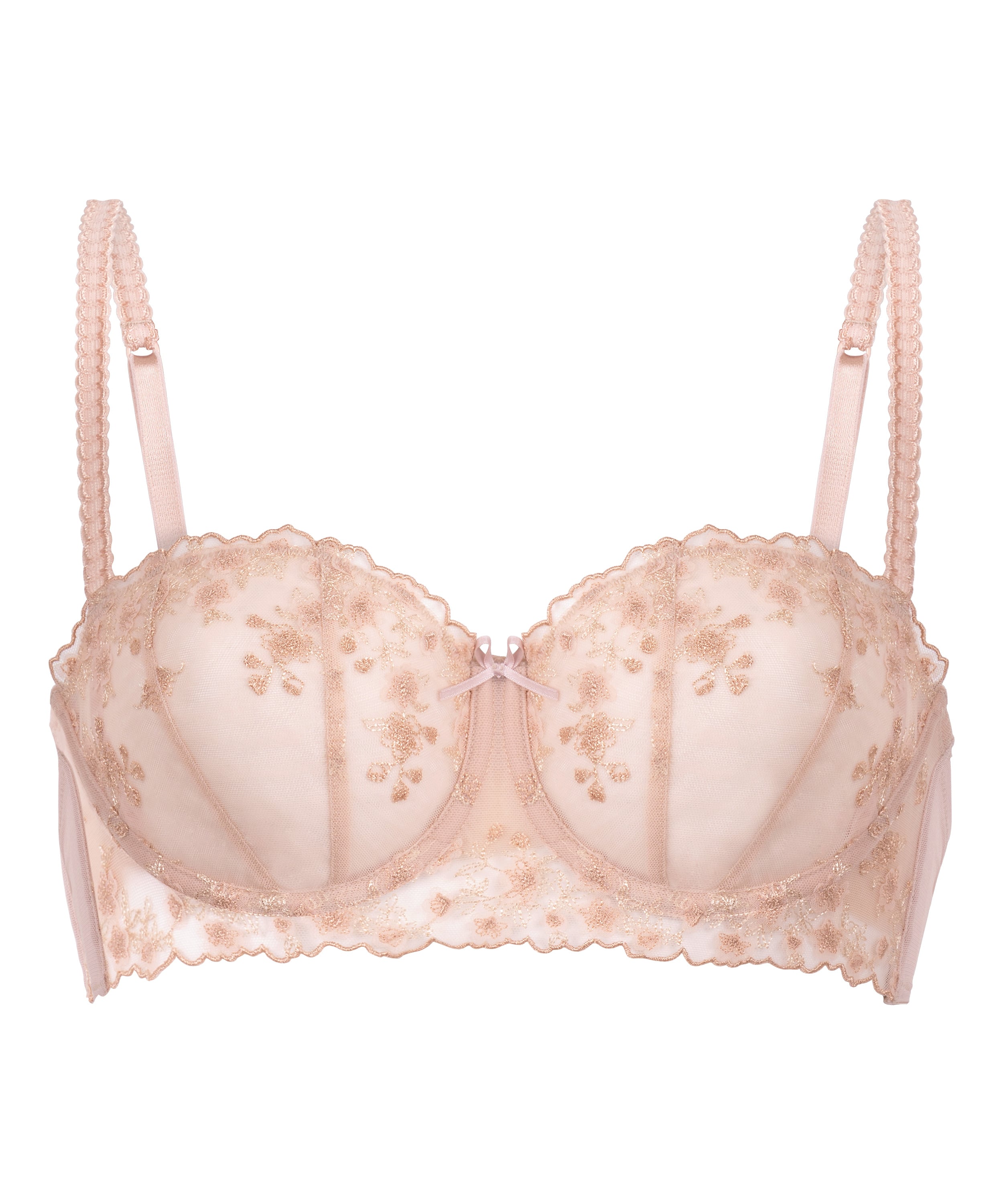 Chloe Non-Padded Underwired Bra, Pink, main