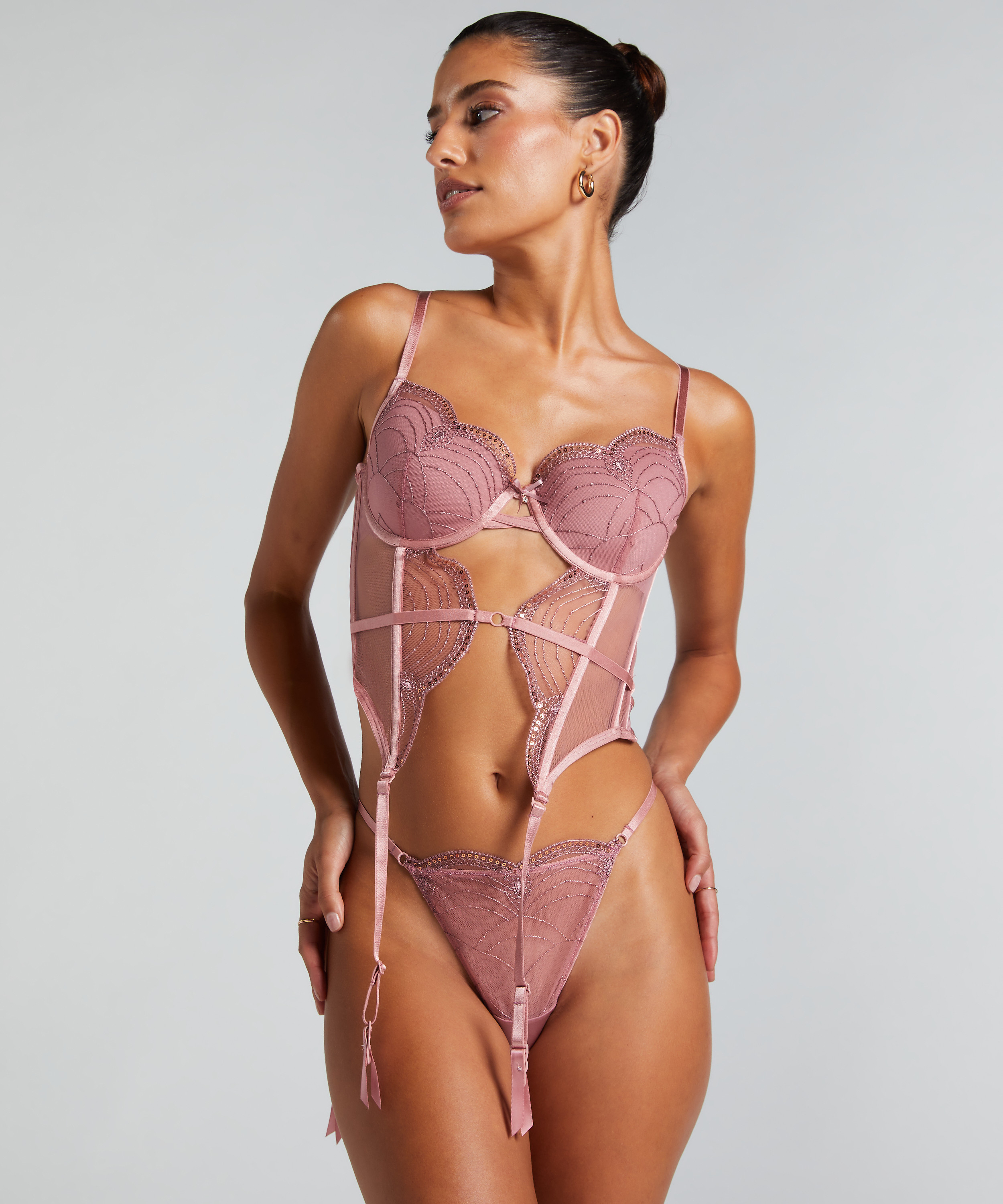 Ruby Bustier, Pink, main