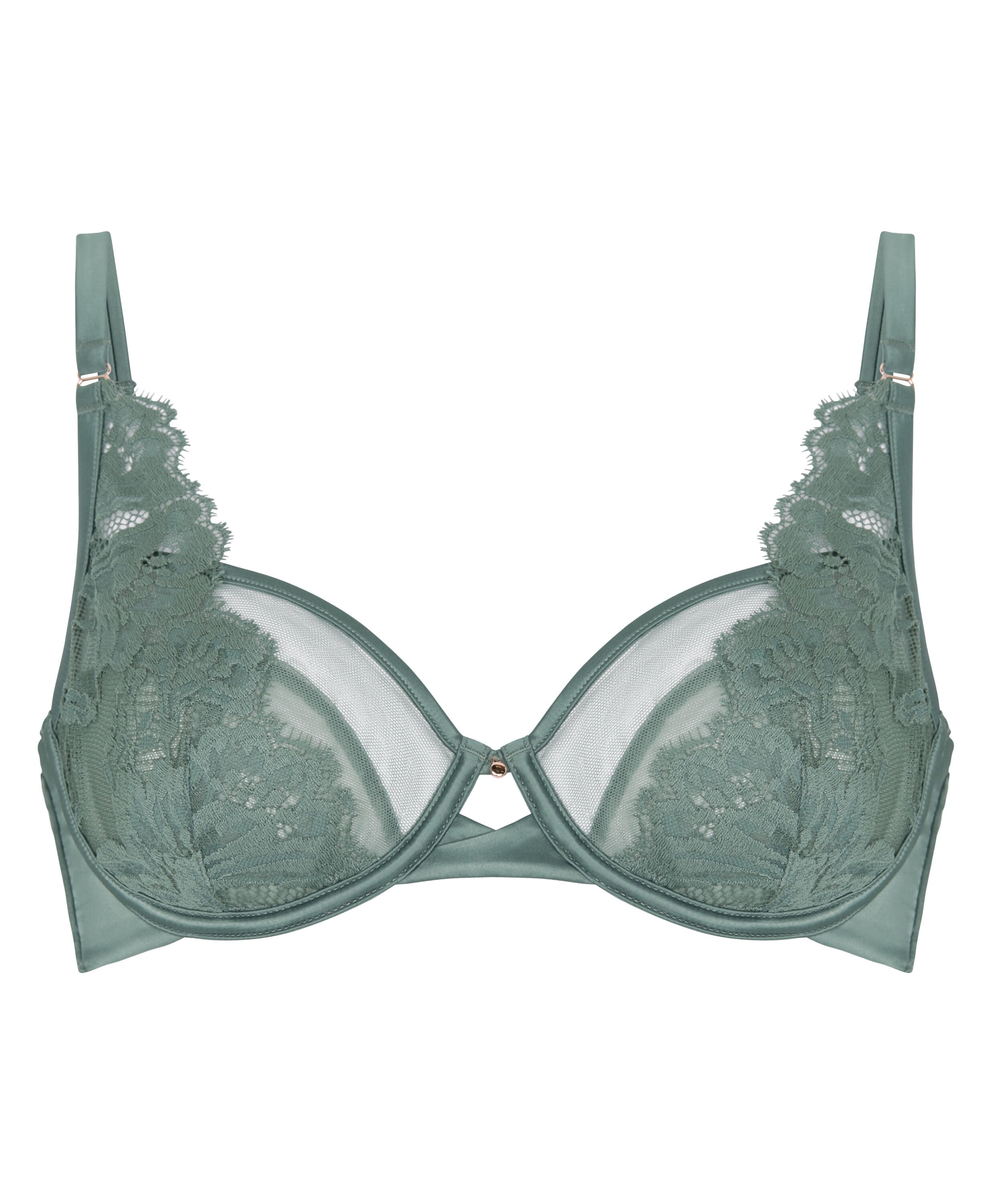 Grace Non-Padded Underwired Bra, Green