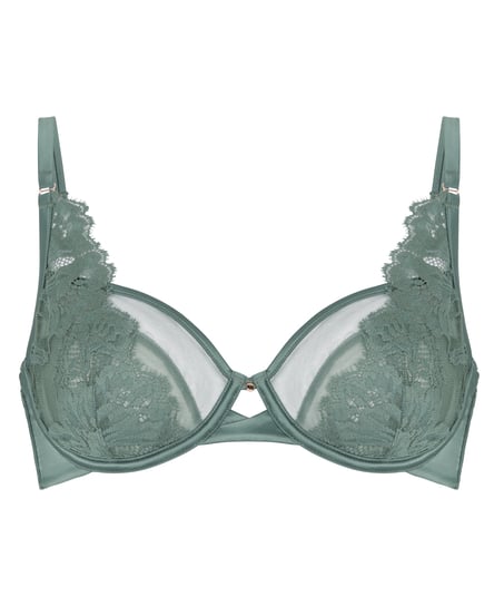 Grace Non-Padded Underwired Bra, Green