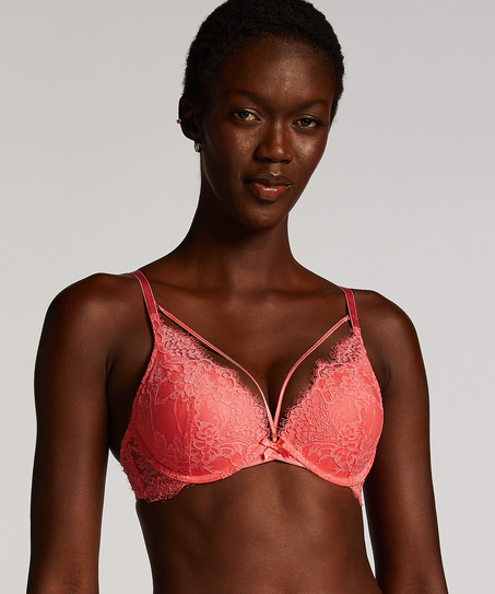 Arabella Padded Push-Up Underwired Bra, Pink