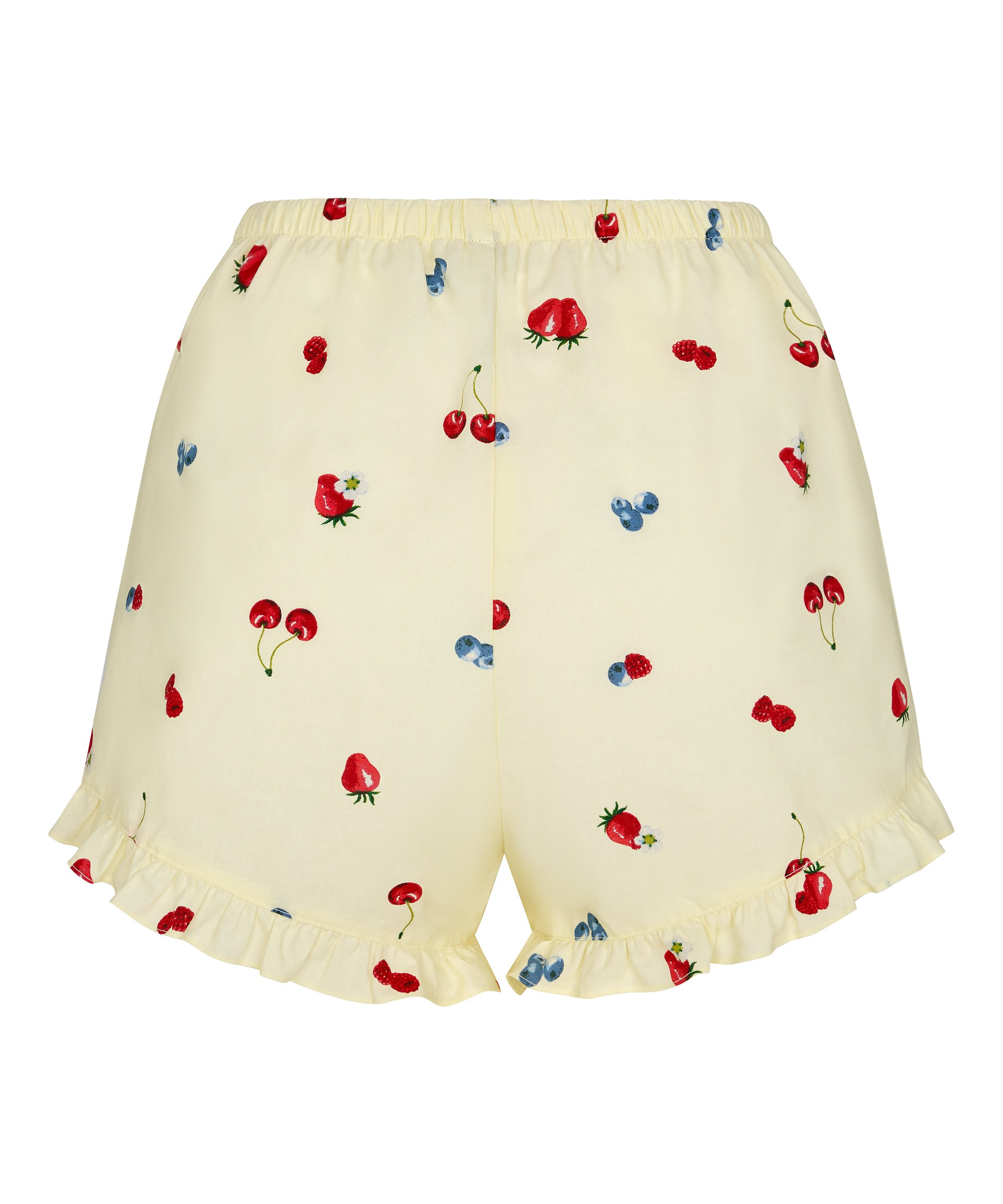 Woven short, Yellow, main