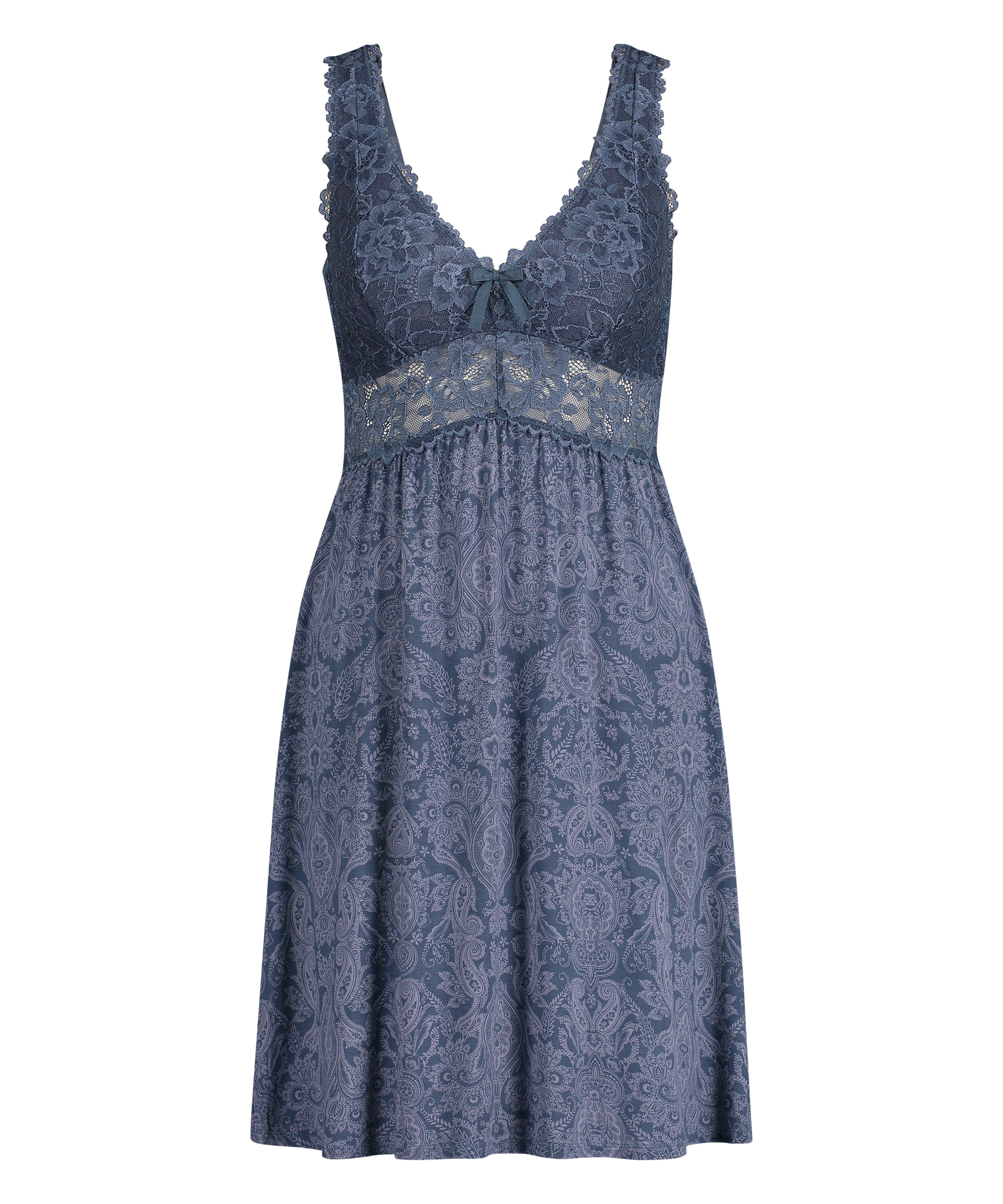 Nora Slip Dress, Blue