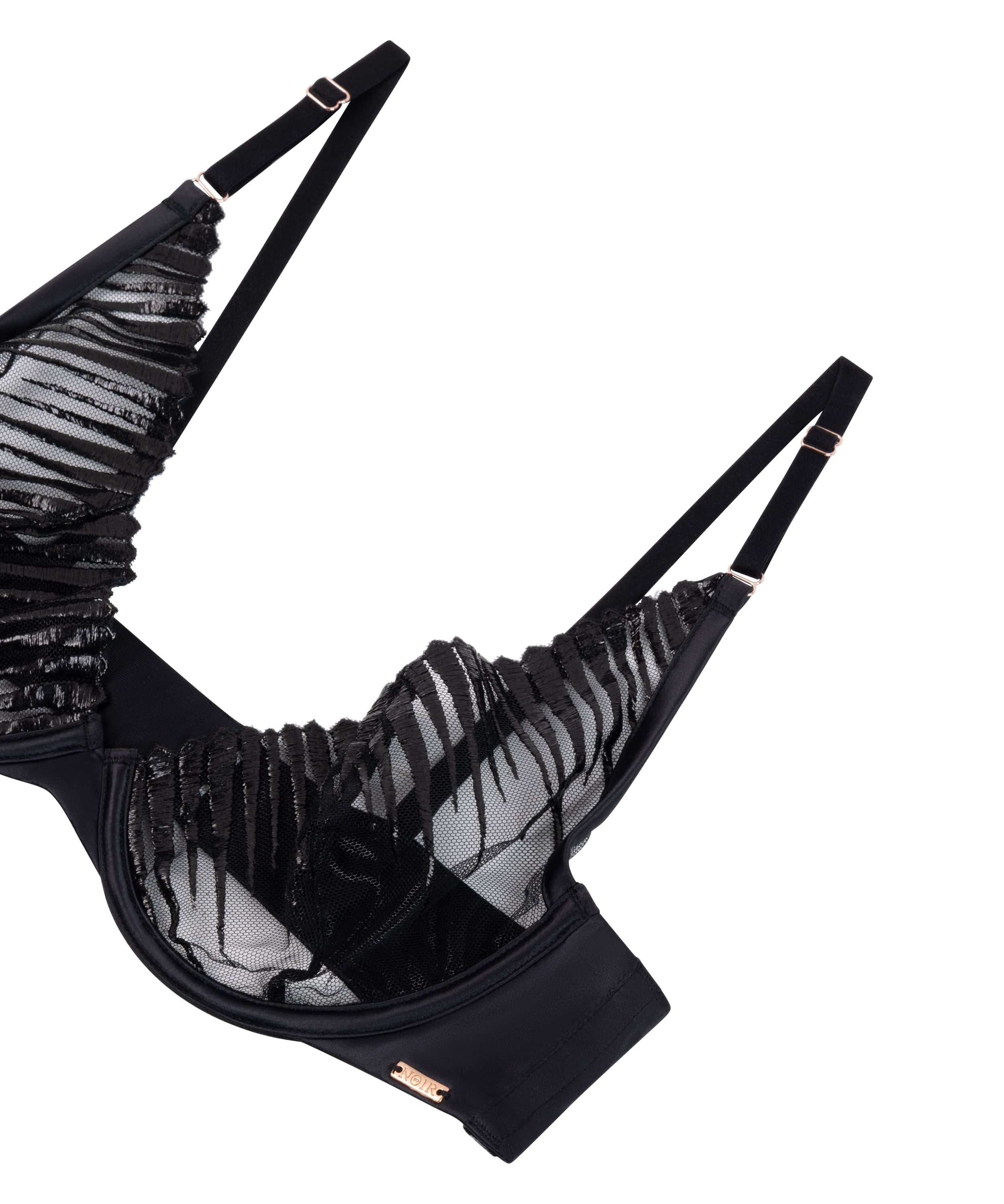 Alice Non-Padded Underwired Bra, Black, main