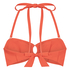 Luxe Bandeau Bikini Top, Red