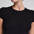 Pyjama Top Rib Essential, Black