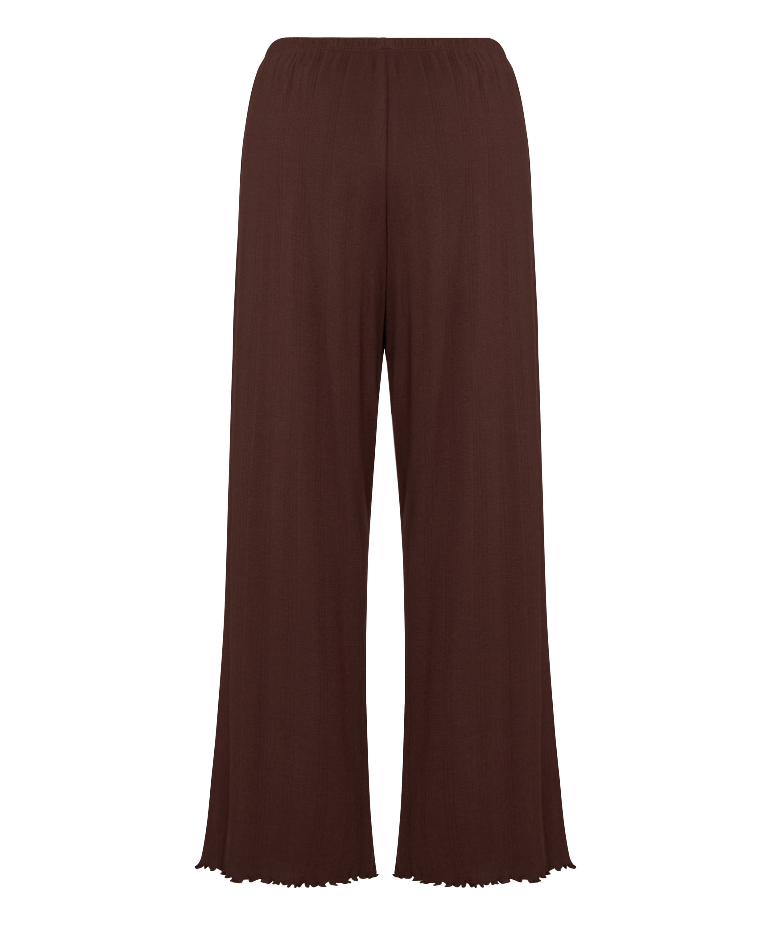 Pant Loose Pointelle, Brown, main