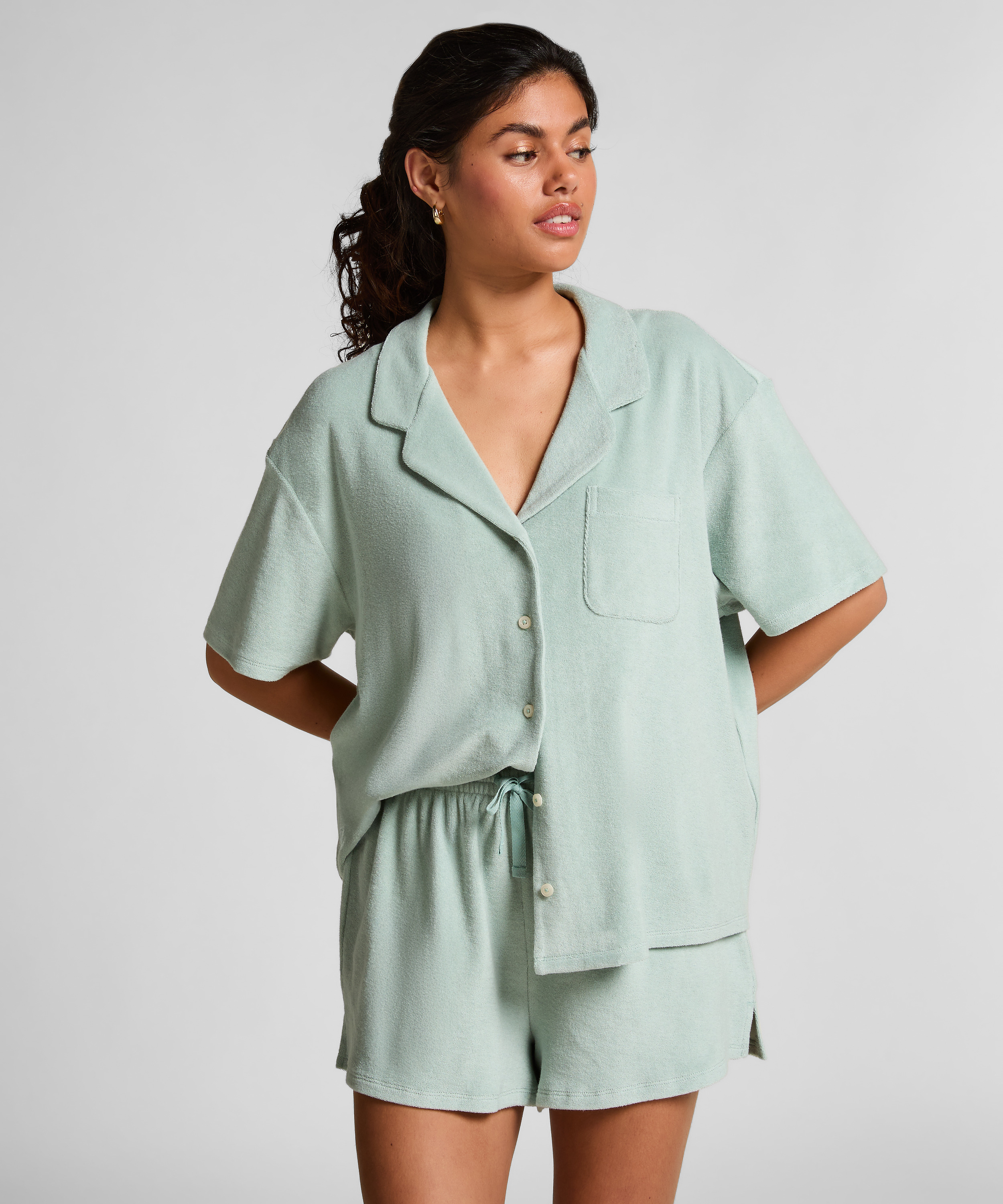 Towel Texture Short, Green, main