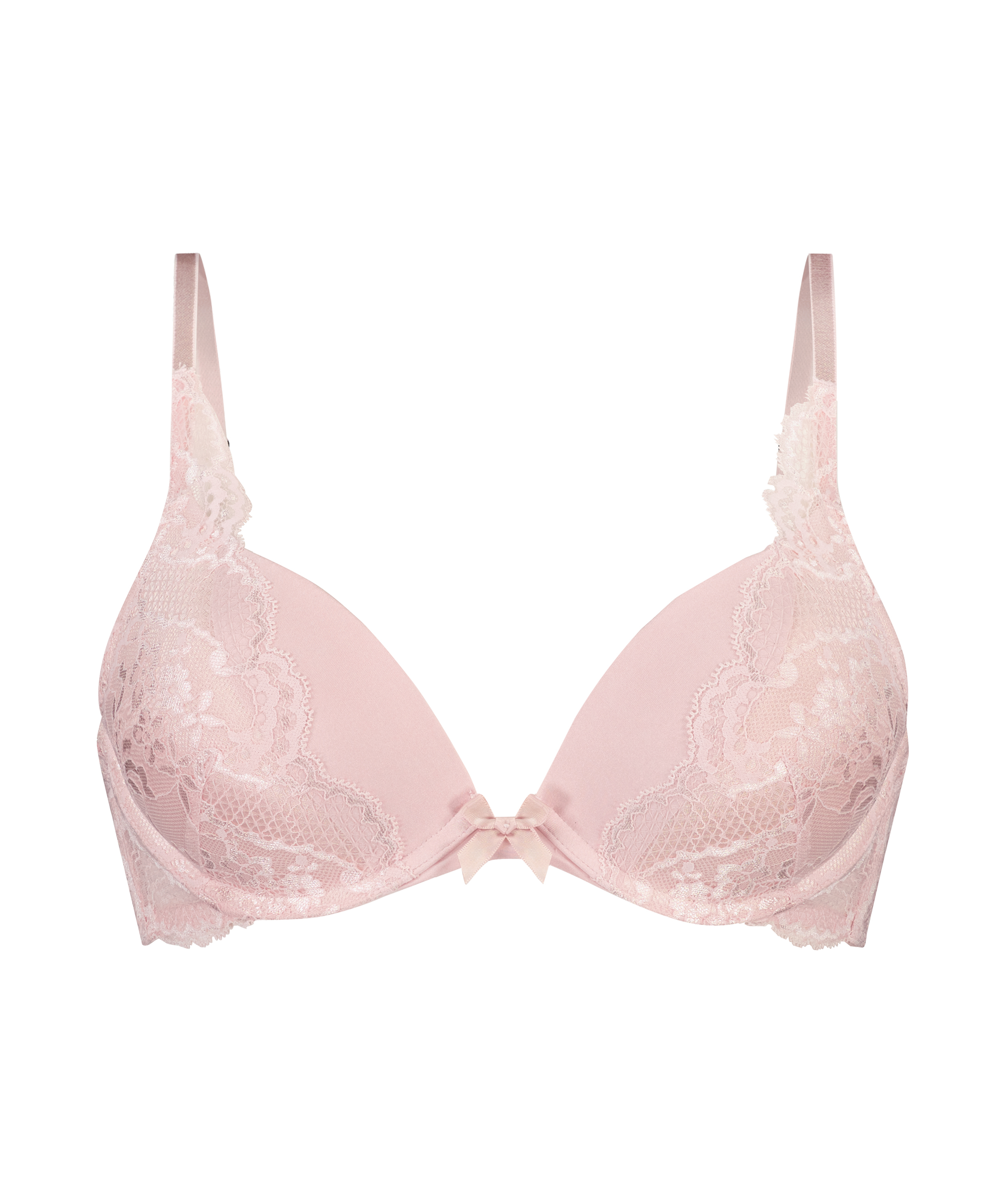 Leonie Padded Push-Ups Underwired Bra, Pink, main