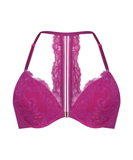 Saffron Padded Underwired Push-Up Bra, Pink