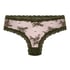 V-shaped Brazilian knickers mesh, Green