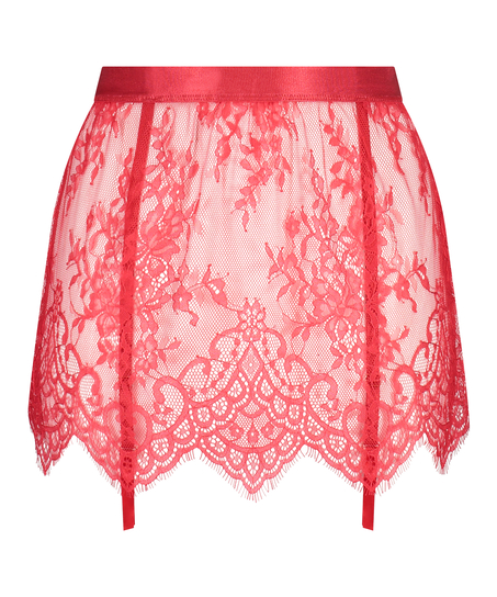 Lace Skirt, Red