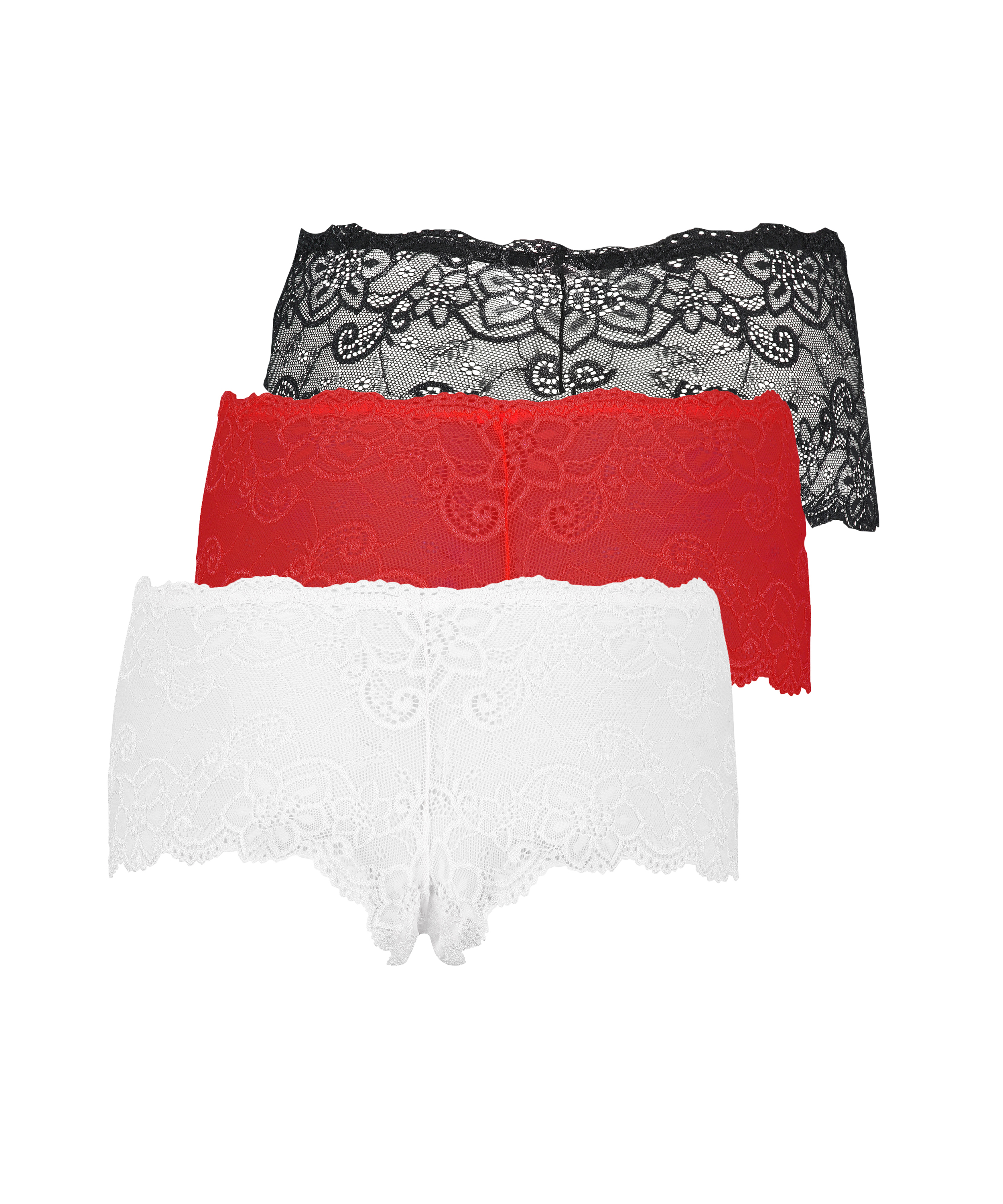 3-Pairs of boxers Rosie, Red, main