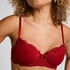 Marine Padded Underwired Bra, Red