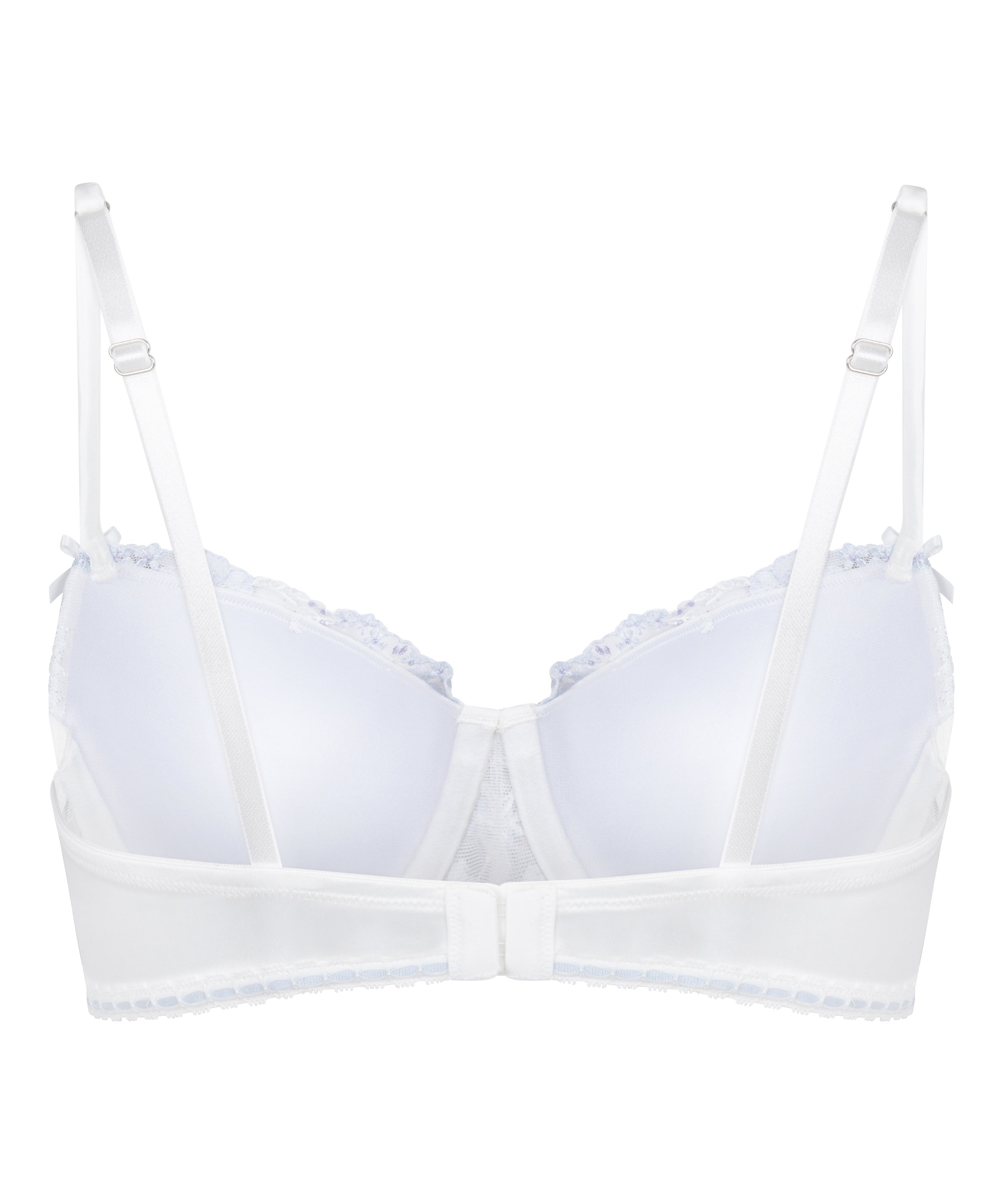 Peonie Padded Underwired Bra, White, main