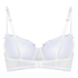 Peonie Padded Underwired Bra, White