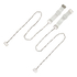 Jewel Bra Straps, Gray