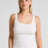Singlet Tanktop Soft Cotton, White