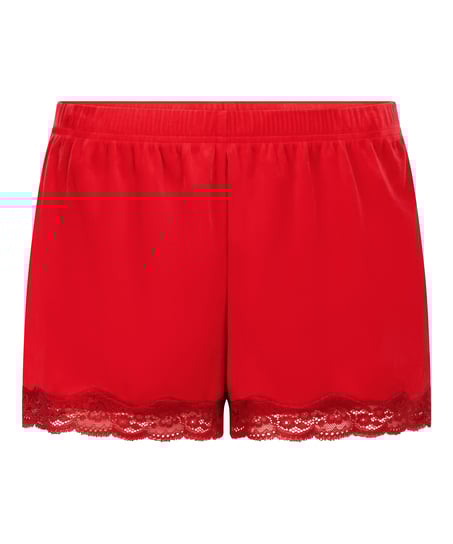 Short Velours Lace, Red