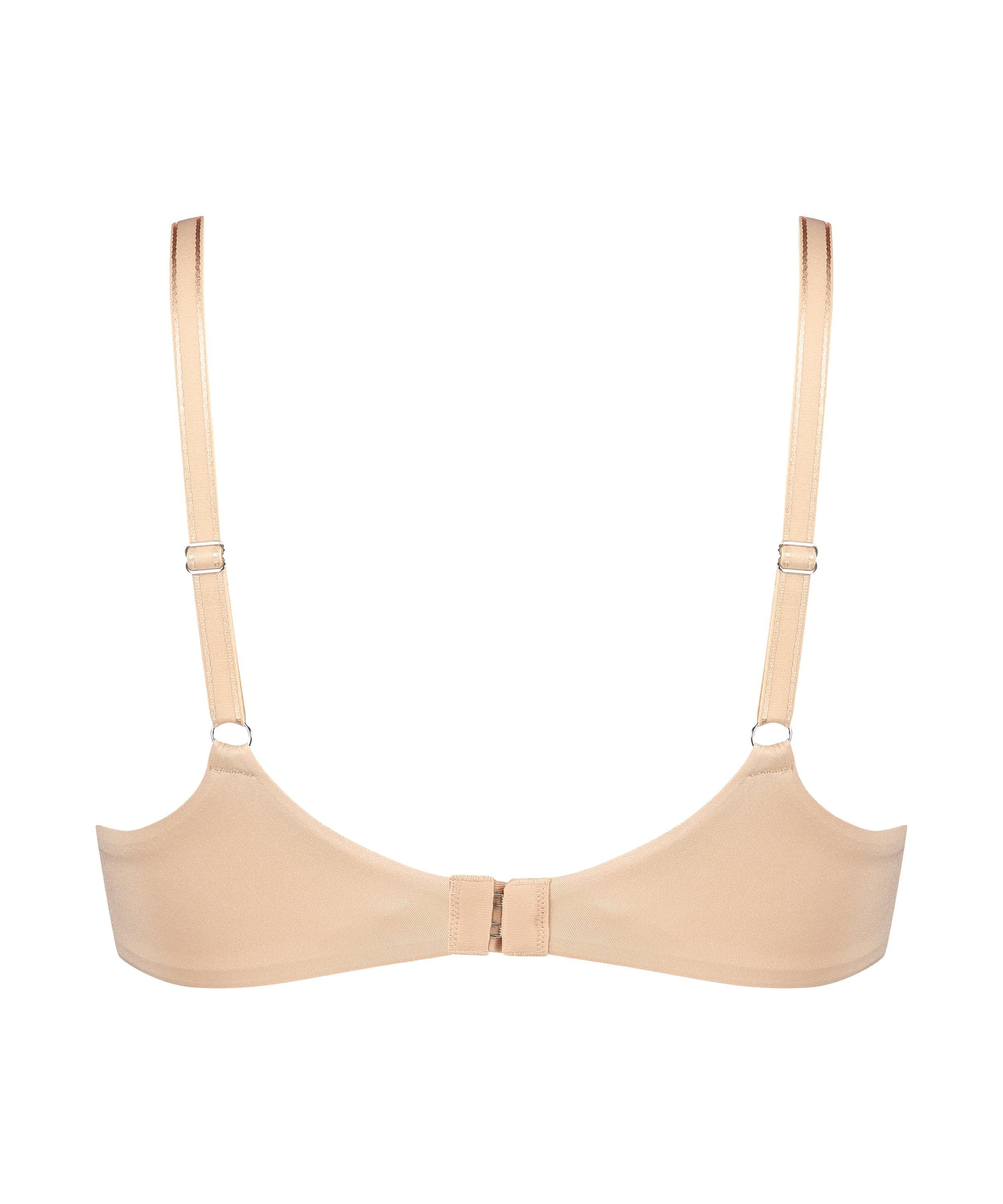 Mona padded non-underwired bra, Beige, main
