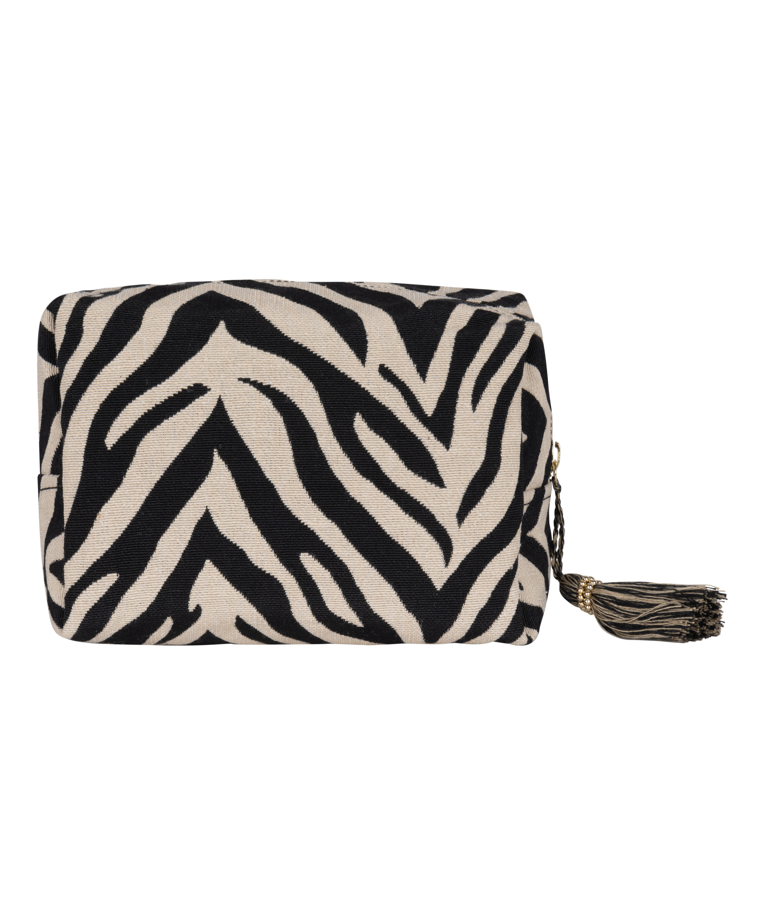 Make-Up Bag Zebra, Black, main