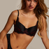 Silke Padded Underwired Bra, Black