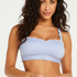 Scallop Crop Top, Blue
