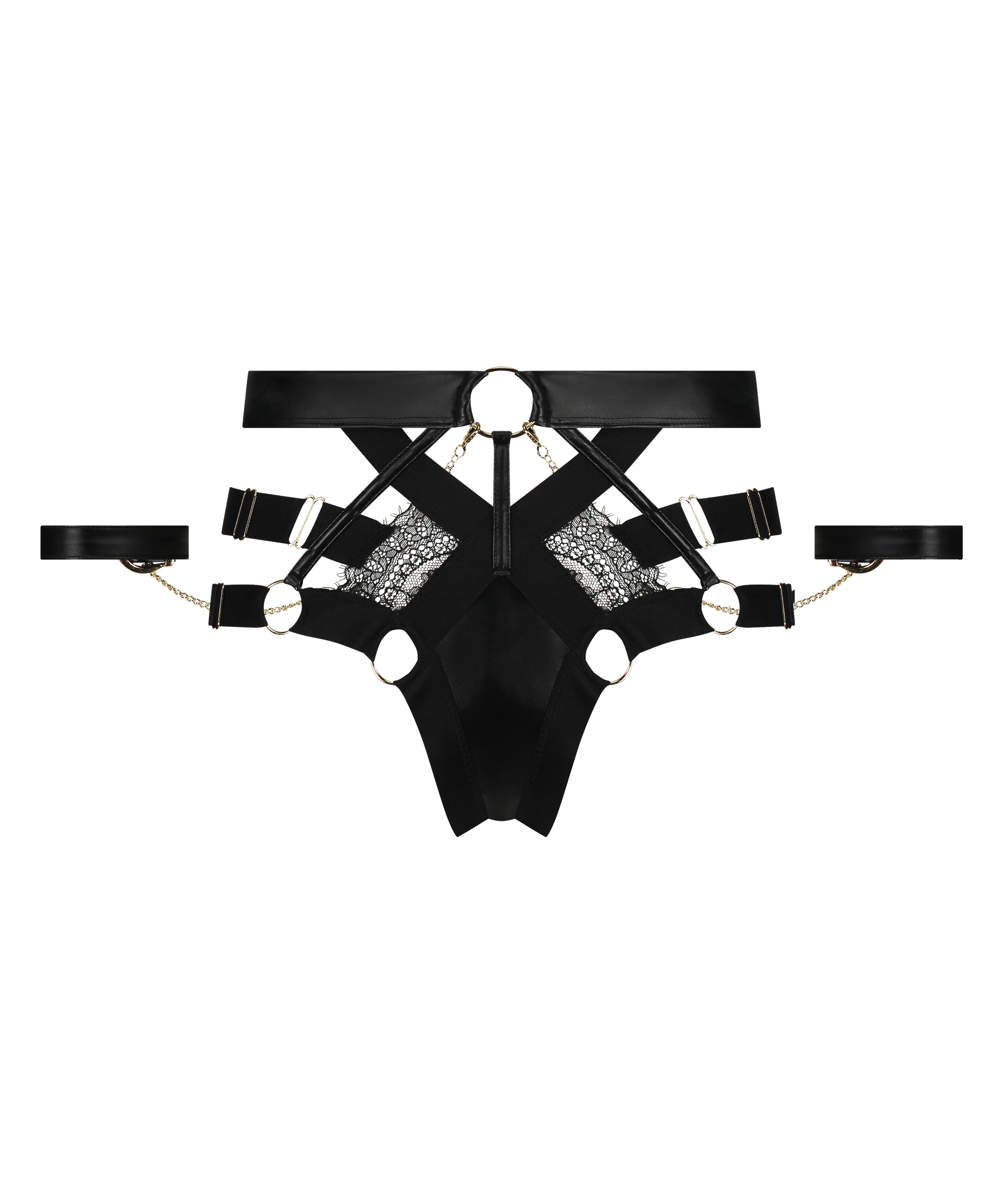 Faye high leg Brazilian, Black, main