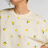 Round Neck Nightshirt, White