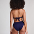 Cozumel Bandeau Bikini Top, Blue