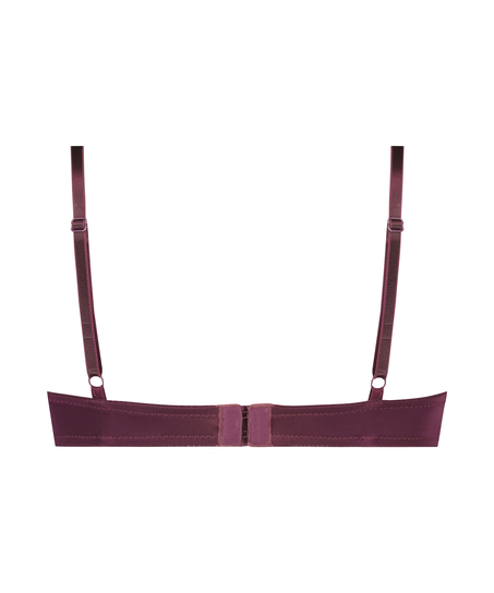 Plunge Padded Underwired Bra, Purple