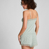 Lace Jersey  Pyjama Set, Green