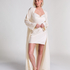 Satin Kimono, White