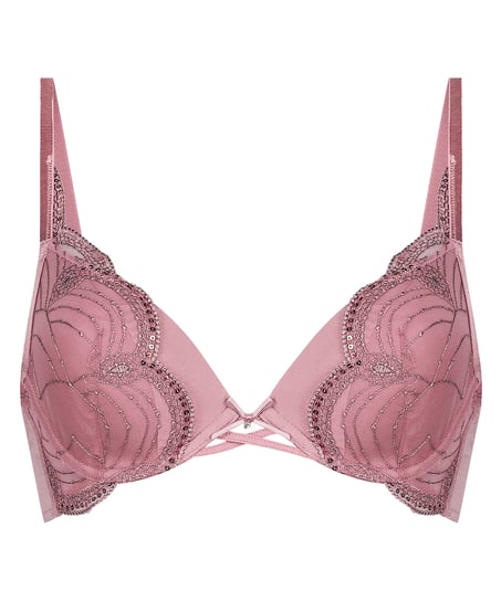 Ruby Padded Underwired Bra, Pink