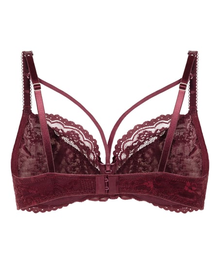 Isadora Non-Padded Underwired Bra, Red
